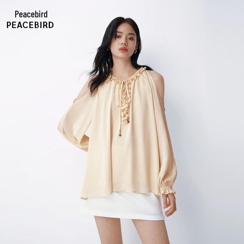 Peacebird Loose Round Neck Blouse M
