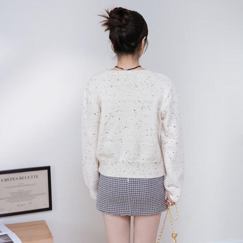 IMAGINEX Women's Sweet V-Neck Long Sleeve Sweater