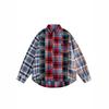 Korean Retro Plaid Long-Sleeve Unisex Shirt Jacket - 2024 Spring Trend