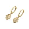 Fashionable Zircon Devil Hand Hoop Earrings For Women Versatile Ear Cuffs Stylish Jewelry