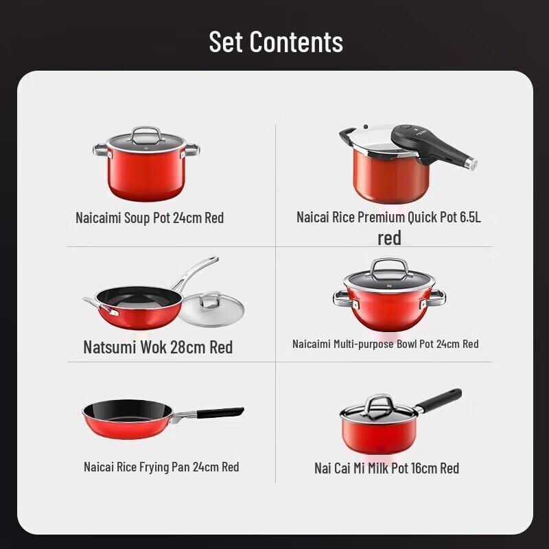 WMF German Imported 6-Piece Cookware Set