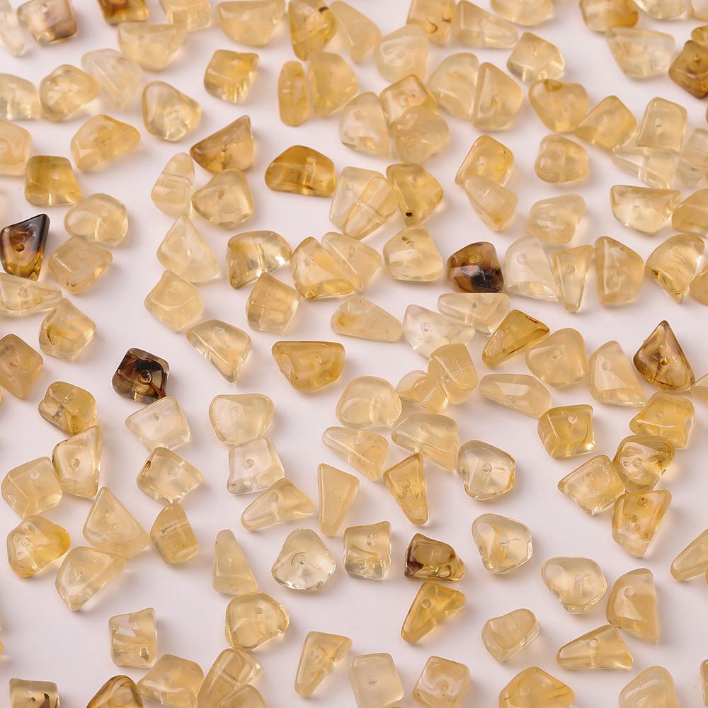 

20pcs/Lots Colored Acrylic Imitation Stone Beads Irregular Shapes Spacer Beads for DIY Necklace Bracelet Jewelry Making Findings коричневый