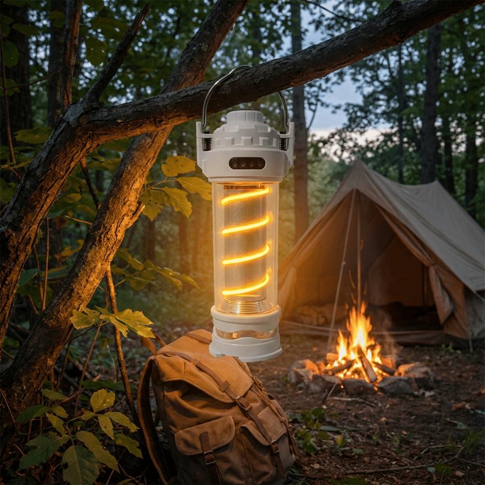 Rechargeable Camp Tent Lantern White/ Warm Light Emergency Lamp USB Charging Lamp Tent Lighting