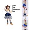 Toy Story Jessie Cosplay Dress Set With Polyester Fabric For Girls Summer Play