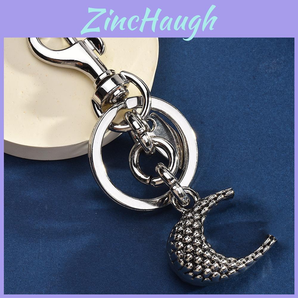 Metal Snake Pattern Keychain With Letters For Fashionable Bag Accessories