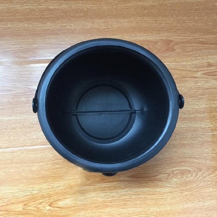Multipurpose Halloween Theme Black Witch Cauldron Candy Basket for Birthday and Theme Parties Festives Accessories