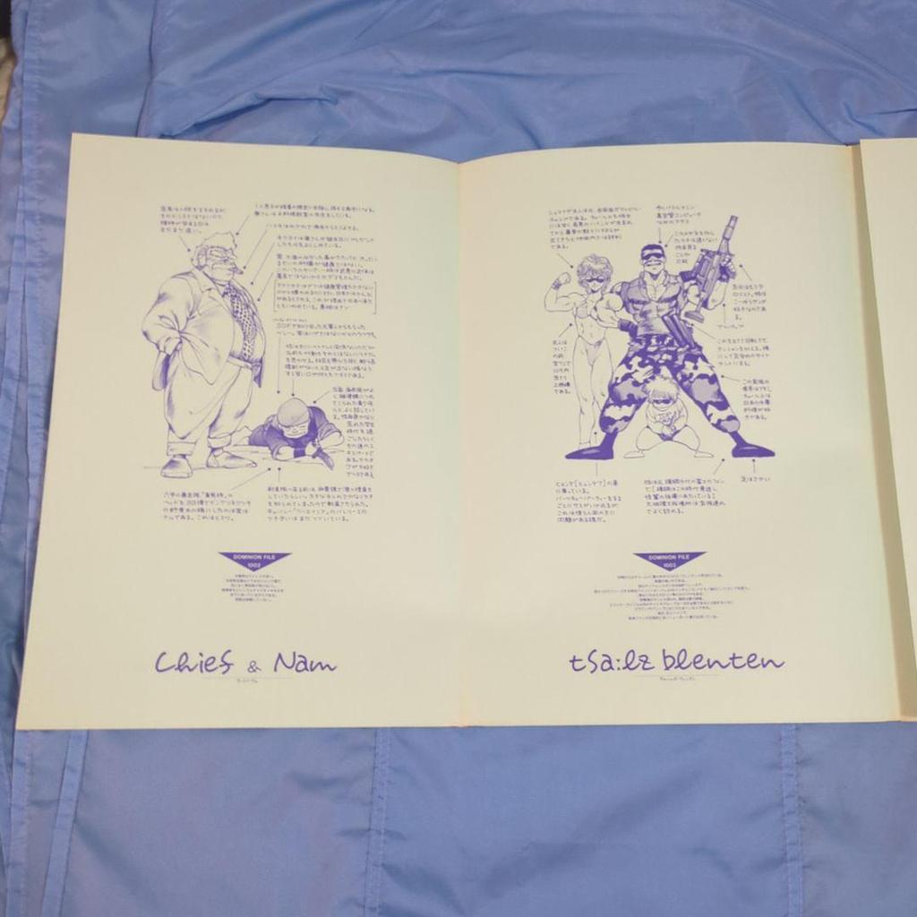 [USED] Retro Rare Masamune Shirow Illustration World Dominion Club