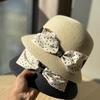 New Summer Sunshade Straw Hat Women's Sunscreen Hat Travel Beach Hat Bucket Hat Outdoor Basin Hat