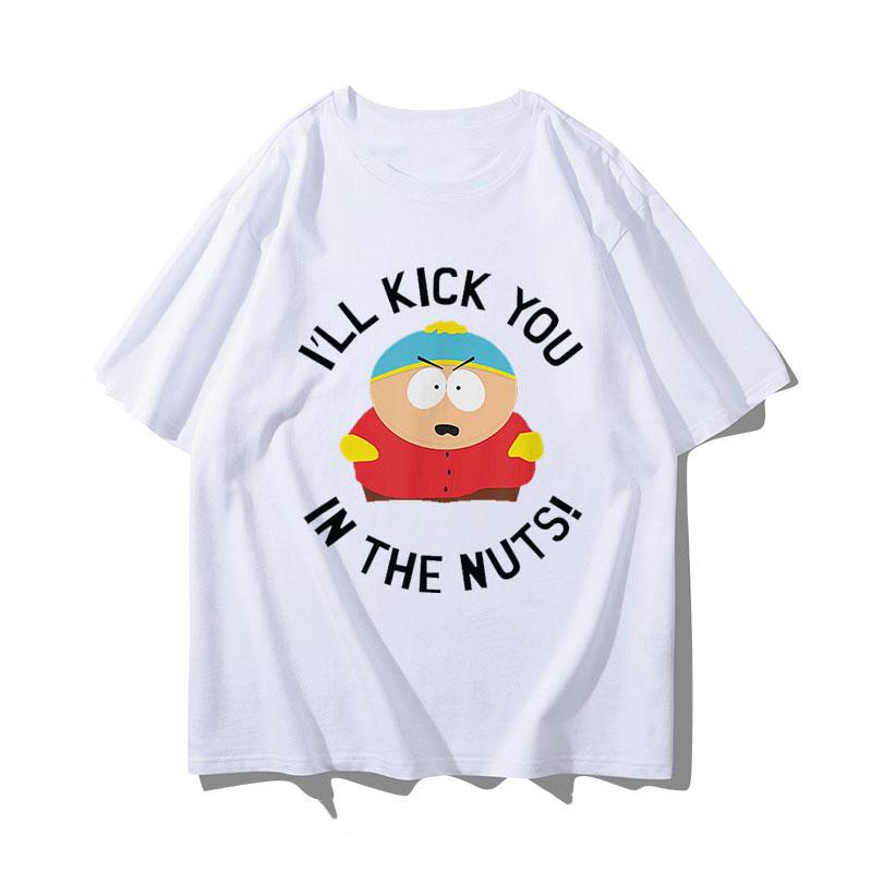 

Футболка с графическим принтом «Персонажи Южного парка Осн. 1997» Новая Модная Повседневная Дешевая Материал Полиэстер Круглый вырез Camisa Милая Забавная Одежда 4XL