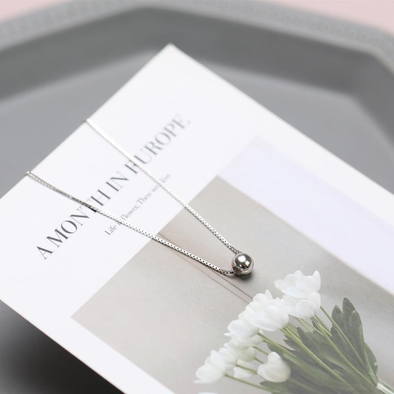 Chic Wind Kleine Bohne Kurze Halskette Herbst Und Winter Temperament Runde Perle Choker Schlüsselbeinkette Weiblich