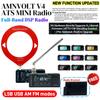 AMNVOLT V4 ATS MINI Radio with Stand & Headphone Amplifier Portable AM FM Radio Receiver TYPE-C Charging for Indoor Outdoor