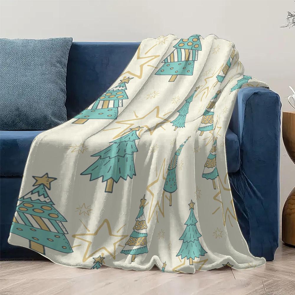 Cozy Throw Blanket Soft Warm Fuzzy Bedspread Living Room Decor Home Gift Lightweight Plush Blanket