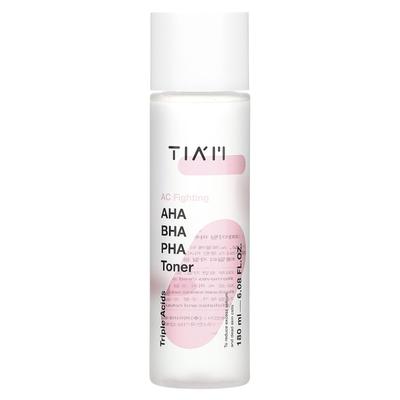 Tiam, AC Fighting, AHA, BHA, PHA Toner, 180ml (6.08fl Oz)