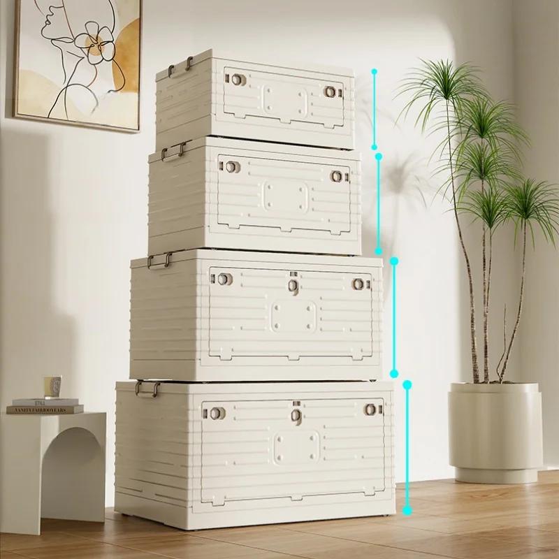 Foldable Storage Boxes Stackable Storage Bin Toys Organizer Large Capacity Clothes Bedding Container Outdoor Car Storage Bin