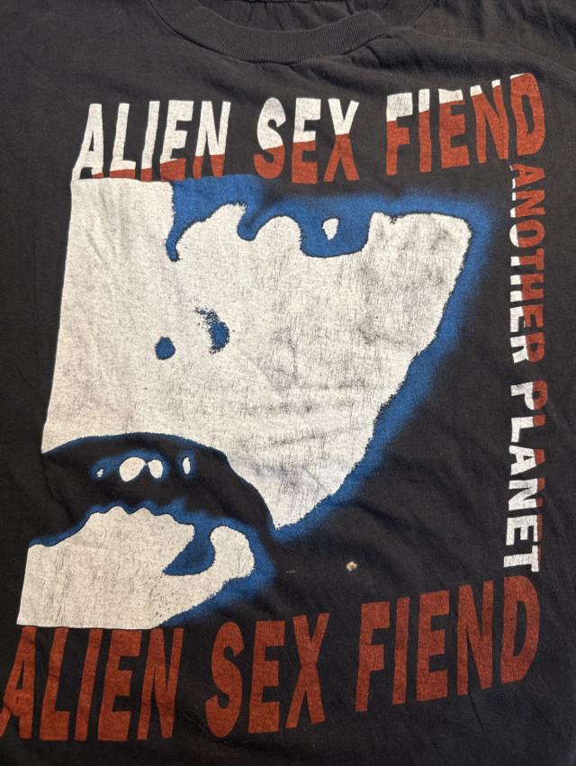 Alien Sex Fiend Another Planet Short Sleeve Unisex T-Shirt RI_109 Unisex T-Shirt S