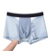 Men's Thin Modal Ice Silk Boxer Briefs - Breathable, Comfortable, Mesh Bamboo Fiber Underwear