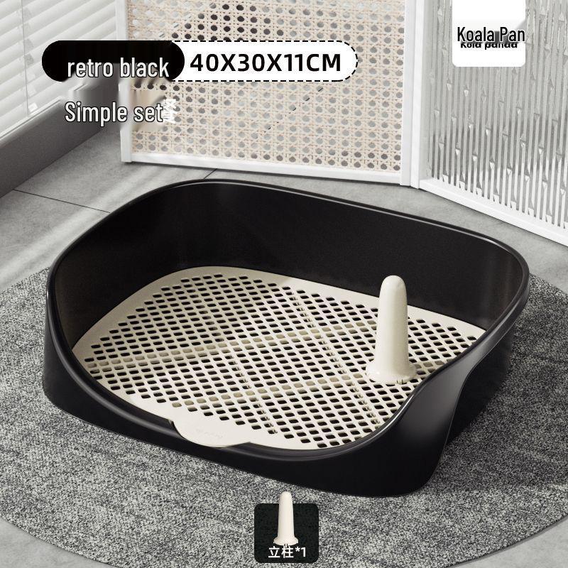 Stainless Steel Dog Litter Box: Anti-Step Design, Leak-Proof, Complete Set for Small Breeds