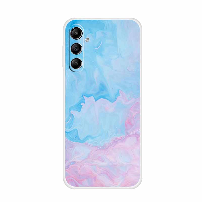 For Samsung Galaxy A14 A34 A54 5G Marble Soft Case Silicone TPU Phone Back Cover Coque for Samsung A 54 34 14 4G Cartoon Fundas
