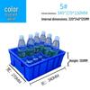 Rectangular Plastic Parts Box with Thickened Walls for Hardware and Tools