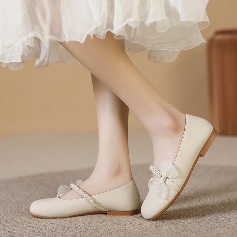 Mary Jane Shoes Women's Doudou Shoes Gentle Soft-soled Flat-soled Single Shoes Women's Shoes