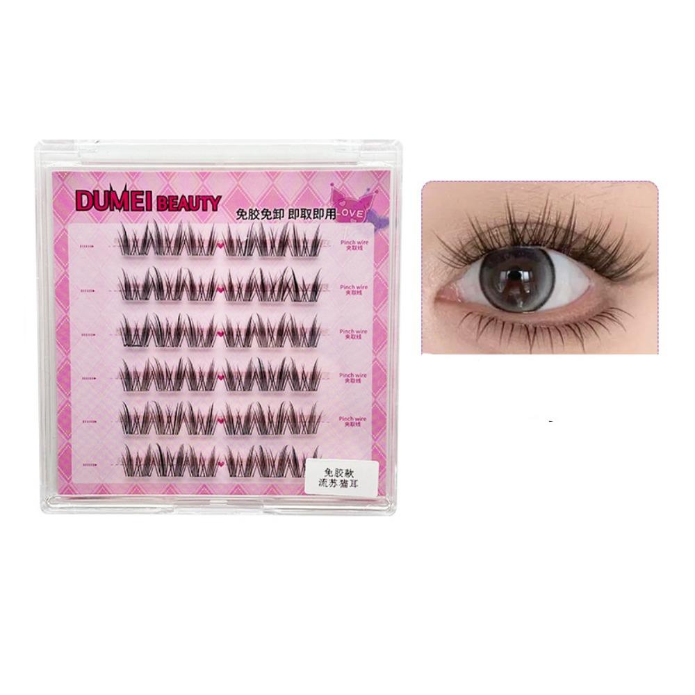 DIY Adhesive False Eyelashes Makeup False Eyelash Clusters Self-adhesive Lash Clusters Women/Girls