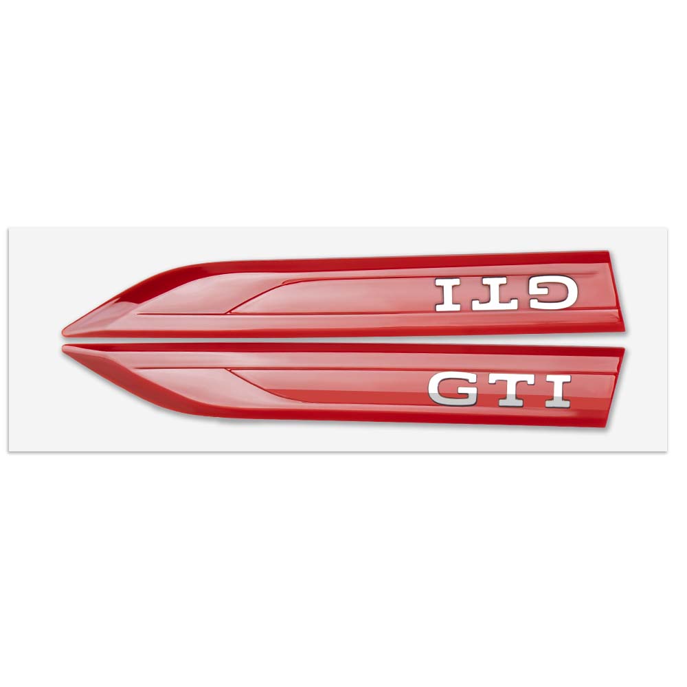 2PCS NEW  ABS Car Fender Side Badge Emblem Sticker Decal For Polo GOLF Sagitar Jetta Bora Lavida Tiguan Passat Santana