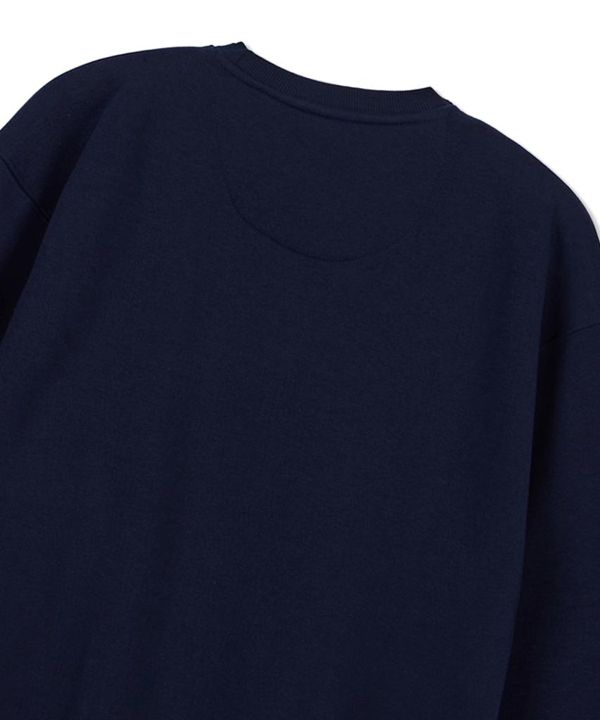 ASTRAL PROJECTION Big A Loose Fit Sweatshirt_Navy