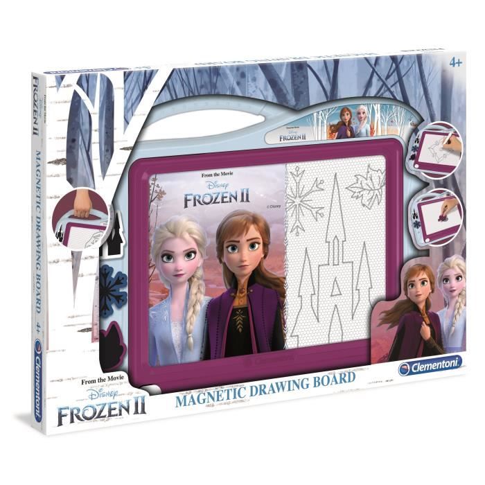 Ardoise magique - La Reine des Neiges 2 - CLEMENTONI - Mixte - Bleu - 4 ans et plus