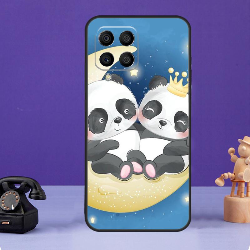 Husă drăguță Baby Panda pentru Samsung Galaxy M55 M21 M31 M51 M12 M32 M52 M20 M13 M23 M33 M53 M14 M34 M54 M30s