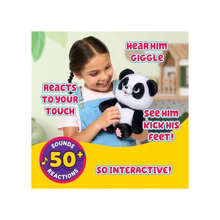 Jouet en peluche - Little Live Pets - Mon Bébé Panda ChuChu - Interactif - Multicolore - 30 cm