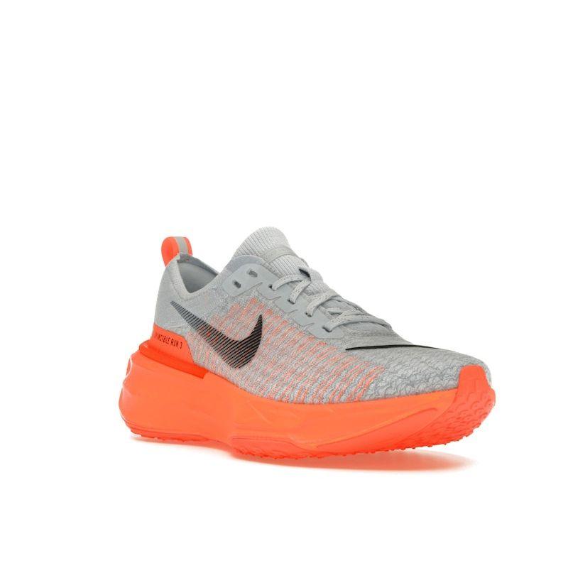 Nike ZoomX Invincible Run Flyknit 3 Pure Platinum Hyper Crimson Men Sneakers Grey Cool-Grey Black DR2615-008