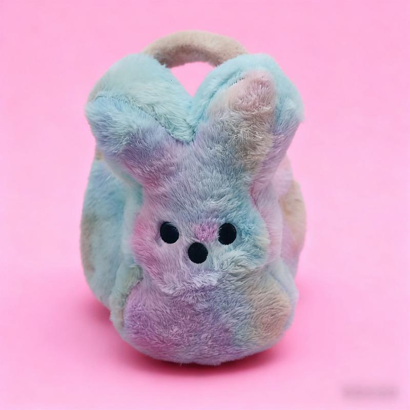 Милый Заяц Детская Цветная Пасхальная Плюшевая Кукла Сумка-Корзина для Конфет 1pcs