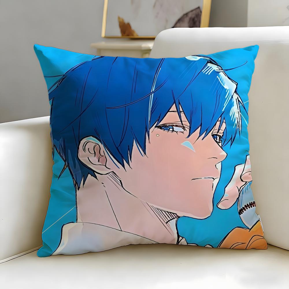 Anime Oblivion Battery Cushion Cover Soft EasyWash Pillow Case Versatile for Couch Bed Travel and Office