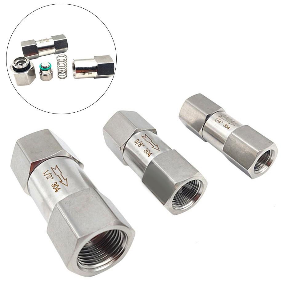 304 Stainless Steel Check Valve with Wide Temperature Range for Industrial Use