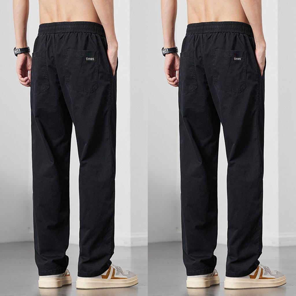 New Men's Trendy Loose-Fit Casual Pants - Summer-Ready, Versatile, Wear-Resistant, Straight-Leg, Plus Size