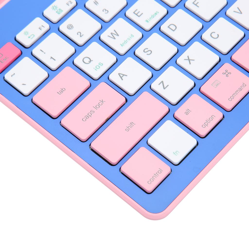 Wireless Keyboard Rechargeable Ergonomics Silent Keys Tablet Keyboard for Phones