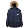 Mens Winter Parka Coat Unisex Mid-Length Down Jacket With Hood Windproof Thick Warm Outerwear Cold Weather