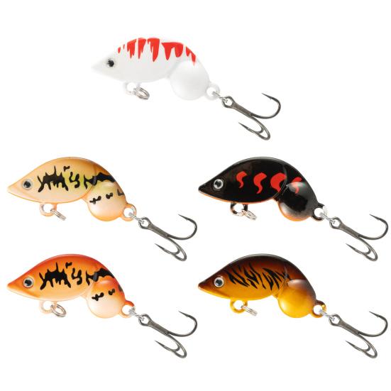 Lure Bait with 3D Simulated Eyes Bright Color Realistic Looking Artificial Lure Bait Swimbait with Treble Hook Fishing Gear