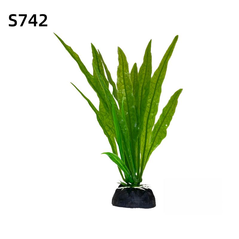 1pc Realistic Artificial Water Grass 18cm 7.08inch Aquarium Decor- Simulated Plant Decoration Ornament