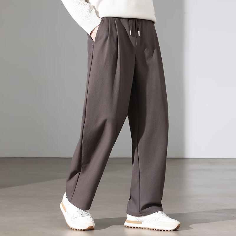 

FAPAI Men s Heavy Washed Wide-Leg Straight Casual Pants 2XL