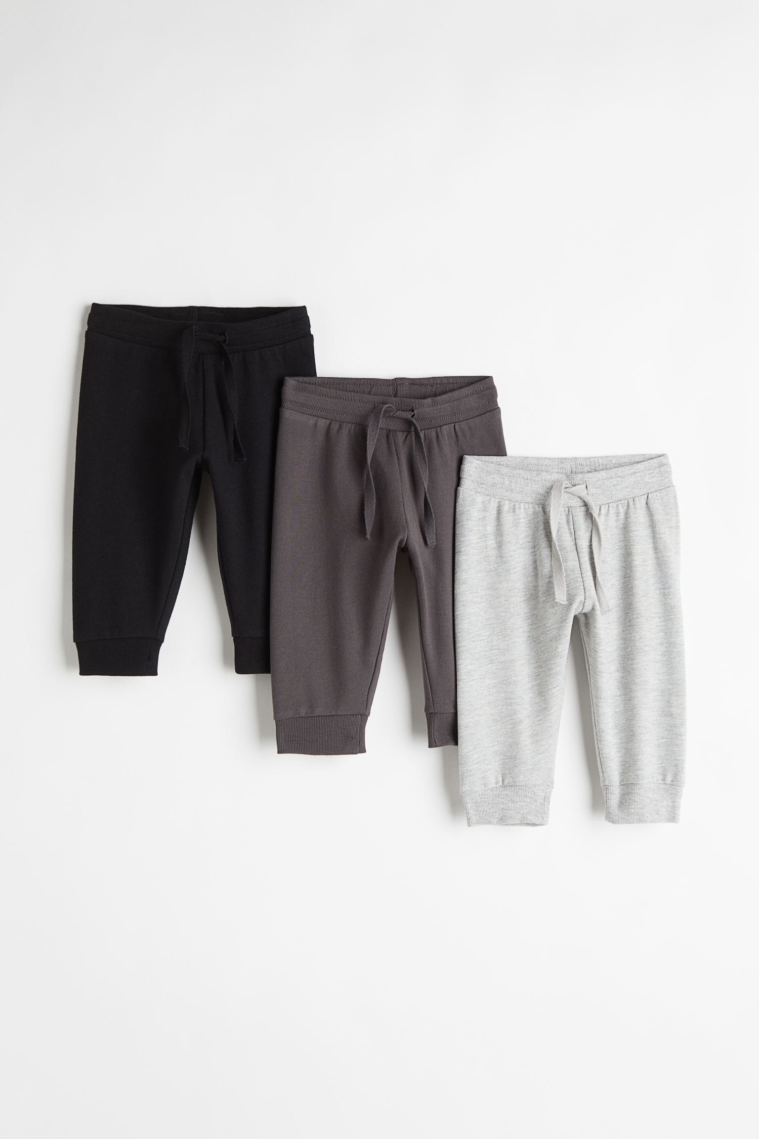 

3-pack cotton joggers