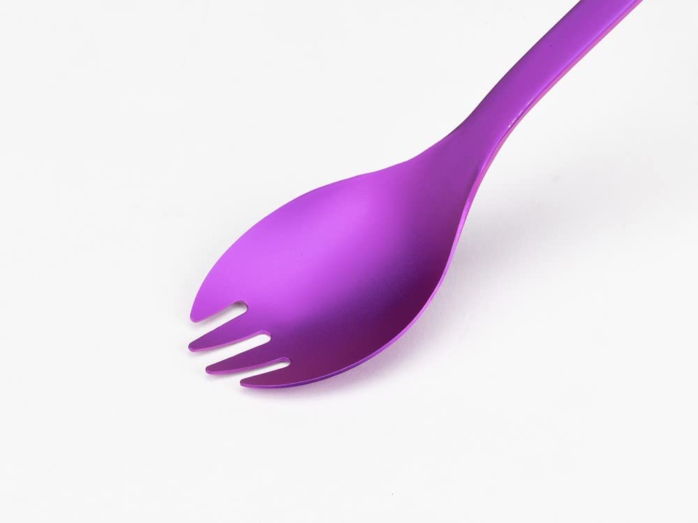 Snow Peak Titanium Spork, Purple, SCT-004PR