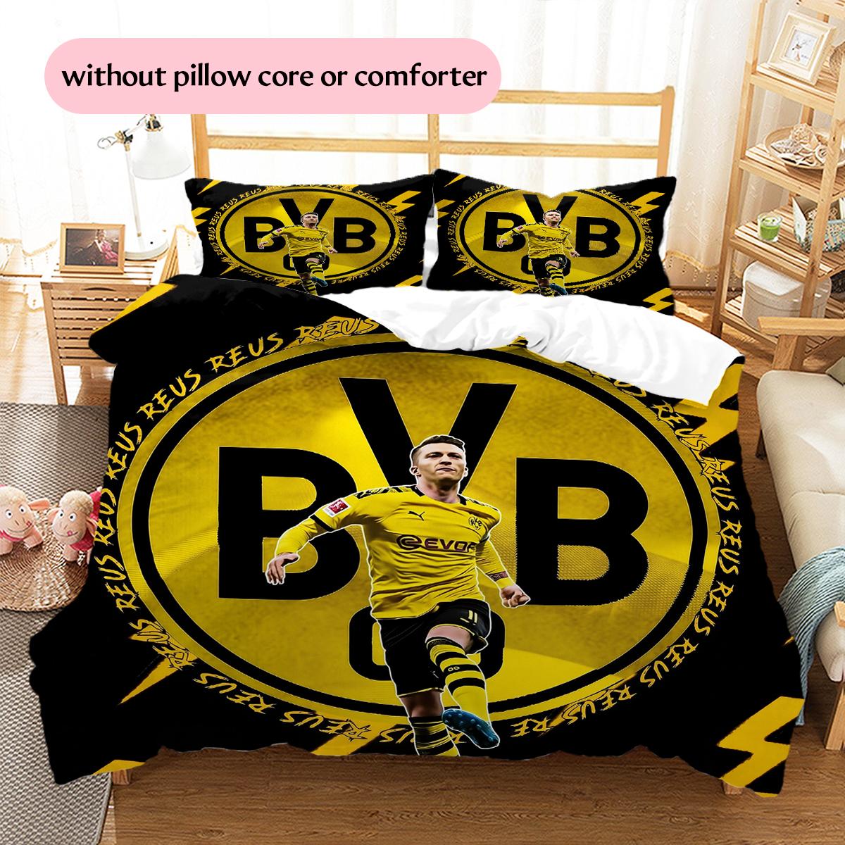 

Marco Reus Pattern Bedding Home Decoration Birthday Gift (1 * duvet cover + 2 * pillowcase, without core) 135x200cm