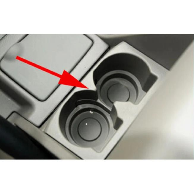 68430VB100 Voorste Midden Middenconsole Dubbele Fles Bekerhouder Opbergruimte Past op Nissan Patrol GU Y61 1997-2012 Zwart Plastic