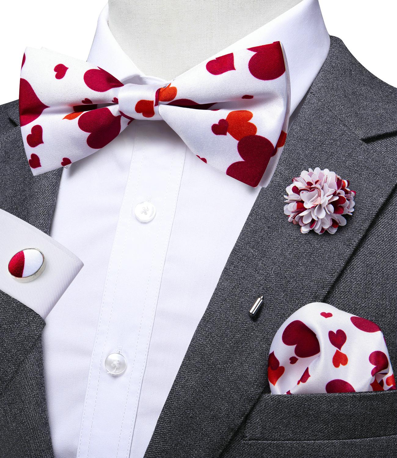 

Hi-Tie мужские высококачественные запонки с галстуком-бабочкой, носовой платок, брошь, набор булавок, официальные галстуки для свадебной вечеринки для мужчин LH-0511