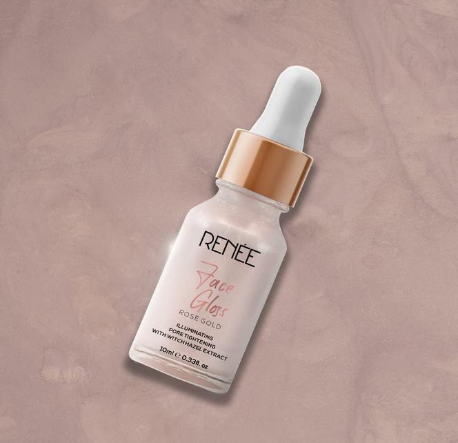Renee Face Gloss Highlighting Strobe Serum For Glass Skin Hydration & Illumination, Paraben-Free, Hyaluronic Acid, 10ml
