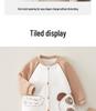Autumn/Winter Baby Cotton Romper: Lightweight Padded Jumpsuit for Crawling