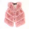 Chaleco de Piel para Niñas Otoño Invierno Moda Grueso Cálido Chaleco Ropa Exterior para Niños Niña Navidad