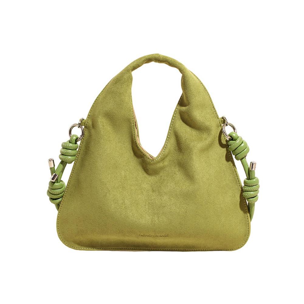 Large Capacity Slouchy Hobo Bags Shoulder Bag Solid Color Tote Bag  Holiday