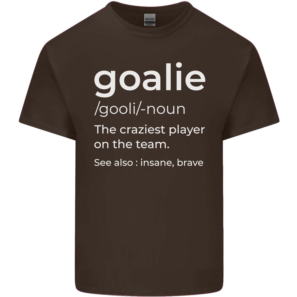 Goalie Keeper Football Ice Hockey Funny Unisexs Light Cotton TShirt